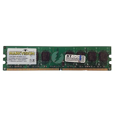 Memória RAM MarkVision 3-10030901: DDR2, 1GB, Rx, 667U, UDIMM
