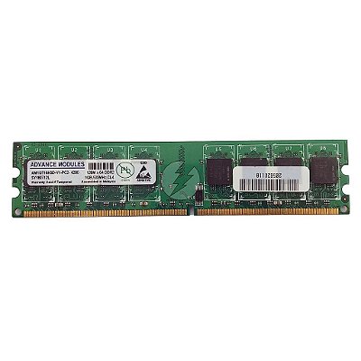 Memória RAM Advance Modules AM1GT16H3D-Y1-PC2-4200: DDR2, 1GB, Rx, 533, UDIMM