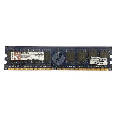 Memória RAM Kingston KVR533D2N4/1GB Chip Elixir: DDR2, 1GB, Rx, 533, UDIMM