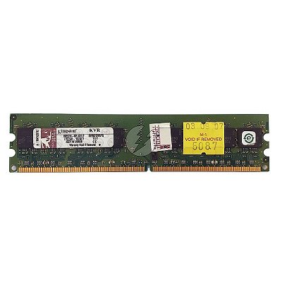 Memória RAM Kingston KVR667D2N5/1G Chip Micron: DDR2, 1GB, 667, UDIMM
