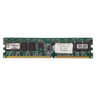 Memória RAM Kingston KTH8348/1G Chip Qimonda: DDR1, 1GB, Rx, 333, RDIMM