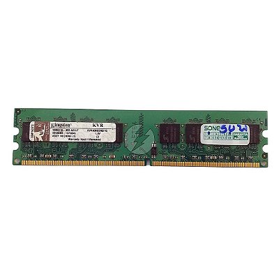 Memória RAM Kingston KVR800D2N5/1G Chip Promos: DDR2, 1GB, Rx, 800, UDIMM