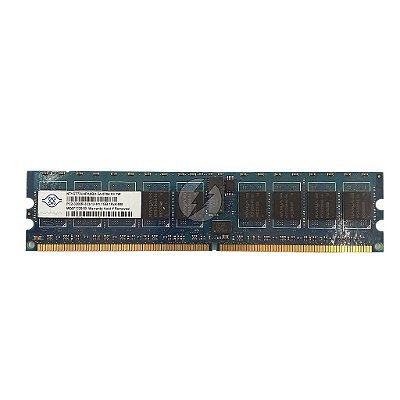 Memória RAM Nanya NT1GT72U4PA0BV-5A: DDR2, 1GB, 2Rx4, 333R, RDIMM