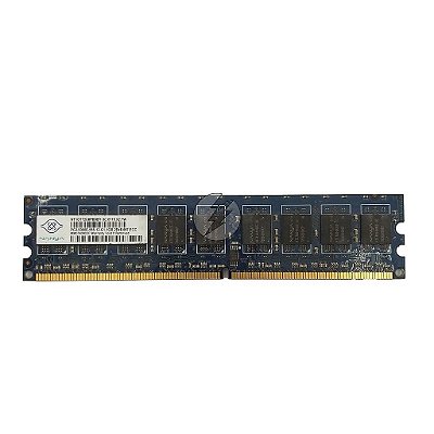 Memória RAM Nanya NT1GT72U8PB0BY-3C: DDR2, 1GB, 2Rx8, 667, ECC UDIMM