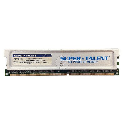 Memória RAM SuperTalent D27PB1GJ: DDR1, 1GB, Rx, 333, RDIMM