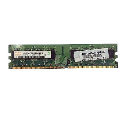 Memória RAM Hynix HYMP512U64CP8-Y5 41X4256: DDR2, 1GB, 2Rx8, 667U, UDIMM