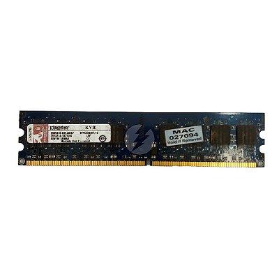 Memória RAM Kingston KVR533D2N4/1G Chip Nanya: DDR2, 1GB, Rx, 533, UDIMM