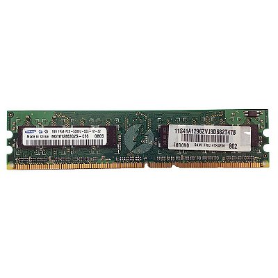 Memória RAM Samsung M378T2863QZS-CE6 377726-888: DDR2, 1GB, 1Rx8, 667U, UDIMM