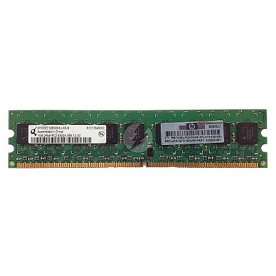Memória RAM Qimonda HYS72T128020HU-3S-B 417439-051: DDR2, 1GB, 2Rx8, 667E, ECC UDIMM