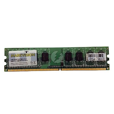 Memória RAM MarkVision BMD21024M0667C5-1211: DDR2, 1GB, Rx, 667, UDIMM