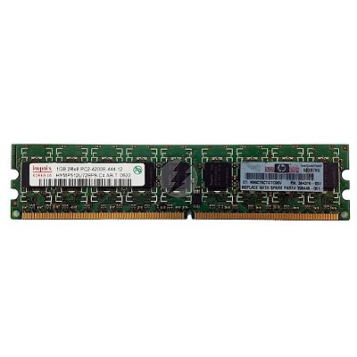 Memória RAM Hynix HYMP512U72BP8-C4 384376-051: DDR2, 1GB, 2Rx8, 533E, ECC UDIMM