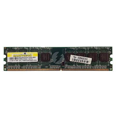 Memória RAM MarkVision M2GMV2G3I41O0S1B59: DDR2, 1GB, Rx, 533, UDIMM