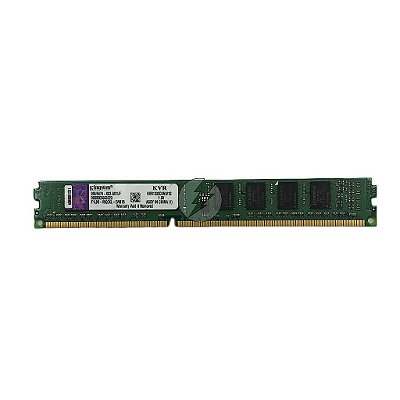 Memória RAM Kingston KVR1333D3N9/1G Chip Kingston: DDR3, 1GB, 1333, UDIMM, VLP
