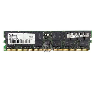 Memória RAM Infineon HYS72D128320GBR-6-C: DDR1, 1GB, Rx, 333, RDIMM
