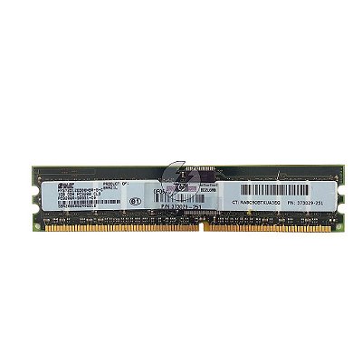 Memória RAM Smart HYS72D128300HBR-5-C 373029-251: DDR1, 1GB, Rx, 333R, RDIMM