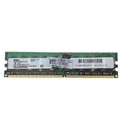 Memória RAM SMART M393T2950CZP-CCC 345113-251: DDR2, 1GB, 1Rx4, 333R, RDIMM