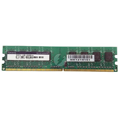 Memória RAM Invix A091520018: DDR2, 1GB, Rx, 800, UDIMM