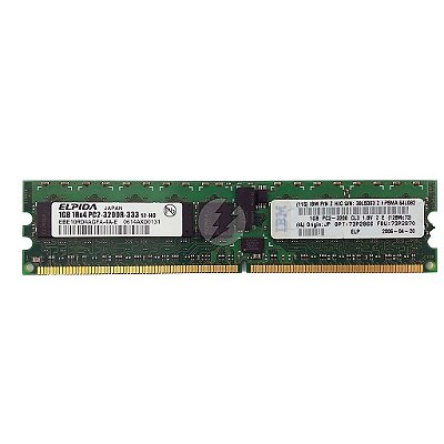 Memória RAM Elpida EBE10RD4AGFA-4A-E 73P2870: DDR2, 1GB, 1Rx4, 333R, RDIMM
