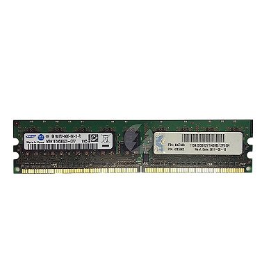Memória RAM Samsung M391T2863QZ3-CF7 46C7426 43X5062: DDR2, 1GB, 1Rx8, 800E, ECC UDIMM