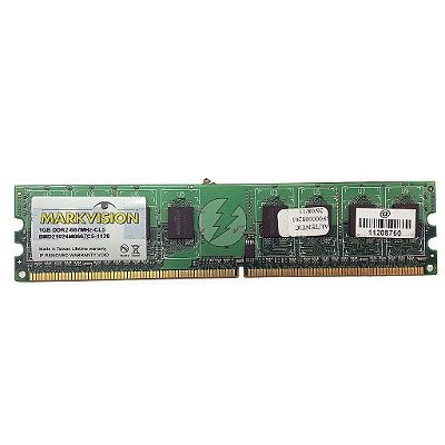 Memória RAM MarkVision BMD21024M0667C5-1128: DDR2, 1GB, Rx, 667, UDIMM