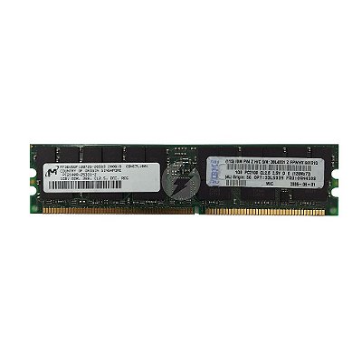 Memória RAM Micron MT36VDDF12872G-265G3 09N4308: DDR1, 1GB, Rx, 266, RDIMM