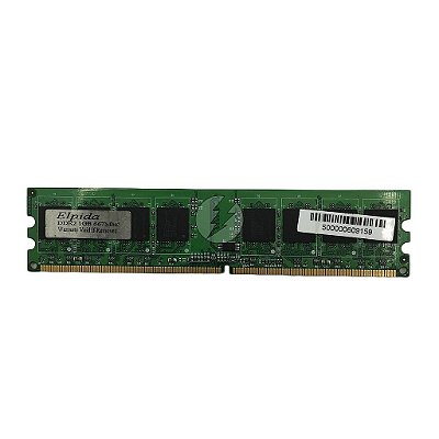 Memória RAM Elpida: DDR2, 1GB, Rx, 667, UDIMM
