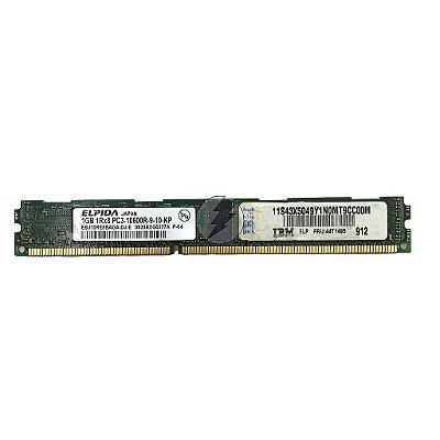 Memória RAM Elpida EBJ10RE8BAGA-DJ-E 44T1495: DDR3, 1GB, 1Rx8, 1333R, RDIMM, VLP