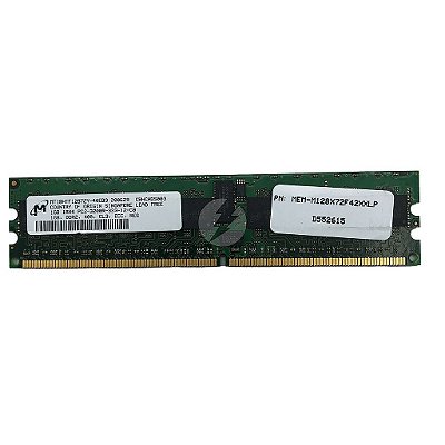 Memória RAM Micron MT18HTF12872Y-40EB3: DDR2, 1GB, 1Rx4, 333R, RDIMM