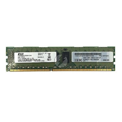 Memória RAM SMART M393B5673GB0-CH9 R23G01G 49Y1443 500202-261: DDR3, 2GB, 2Rx8, 1333R, RDIMM