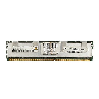 Memória RAM Qimonda HYS72T256920HFA-3S-B: DDR2, 2GB, 2Rx4, 667, FBDIMM