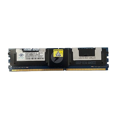 Memória RAM Nanya NT2GT72U8PD1BD-3C: DDR2, 2GB, 2Rx8, 667F, FBDIMM