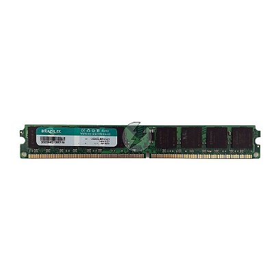 # Memória RAM Brazil PC BPC800D2CL6/2G Chip Kingston: DDR2, 2GB, 800, UDIMM, VLP