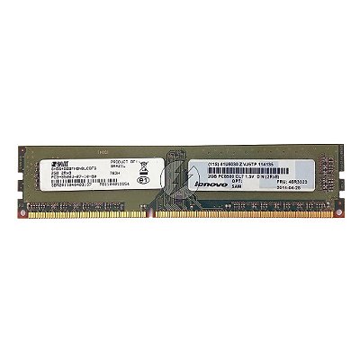 Memória RAM SMART SH564568FH8N6LCSFG 783H 46R3323 6HN1R: DDR3, 2GB, 2Rx8, 1066U, UDIMM