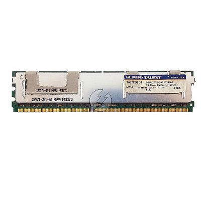 Memória RAM Super Talent T667FB2G4: DDR2, 2GB, Rx, 667, FBDIMM