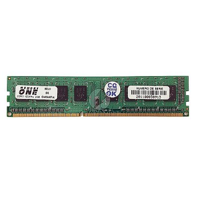Memória RAM Genérica: DDR3, 2GB, Rx, 1333, UDIMM