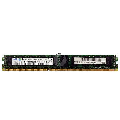 Memória RAM Samsung M392B5670EH1-CH9: DDR3, 2GB, 1Rx4, 1333R, RDIMM, VLP