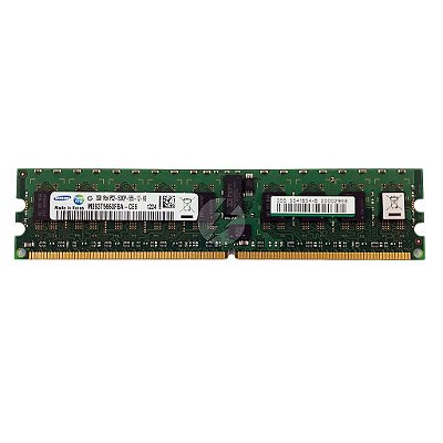 Memória RAM Samsung M393T5660FBA-CE6: DDR2, 2GB, 1Rx4, 667P, RDIMM