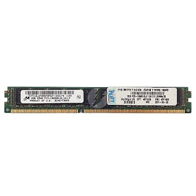 Memória RAM Micron MT18JDF25672PDZ-1G4G1FE 47J0149 49Y1438: DDR3, 2GB, 2Rx8, 1333R, RDIMM, VLP