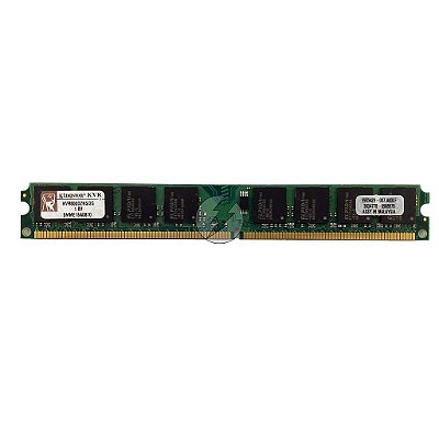 Memória RAM Kingston KVR800D2N5/2G Chip Elpida: DDR2, 2GB, 800, UDIMM, VLP
