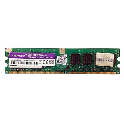 Memória RAM Atermiter Chip PNY: DDR2, 2GB, Rx, 800, UDIMM