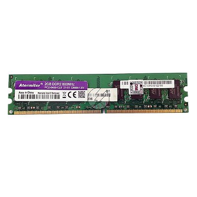 Memória RAM Atermiter Chip ASint: DDR2, 2GB, Rx, 800, UDIMM