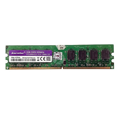 Memória RAM Atermiter Chip Genérica: DDR2, 2GB, Rx, 800, UDIMM