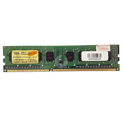 Memória RAM MemoWise MW02GN1339UB8-5 MW02GN1339UB8-4: DDR3, 2GB, Rx, 1333, UDIMM
