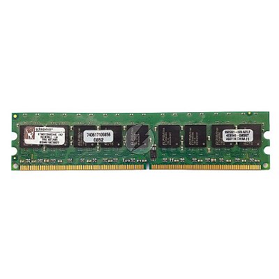 Memória RAM Kingston KTM2726K2/4G Chip Elpida: DDR2, 2GB, Rx, 667, ECC UDIMM