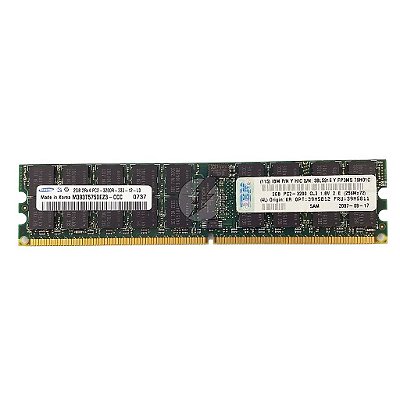 Memória RAM Samsung M393T5750EZ3-CCC 38L5916 39M5811: DDR2, 2GB, 2Rx4, 333R, RDIMM
