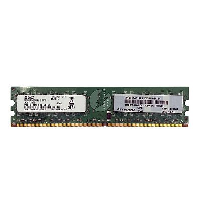 Memória RAM SMART M378T5663QZ3-CF7 530G 41X1081: DDR2, 2GB, 2Rx8, 800U, UDIMM