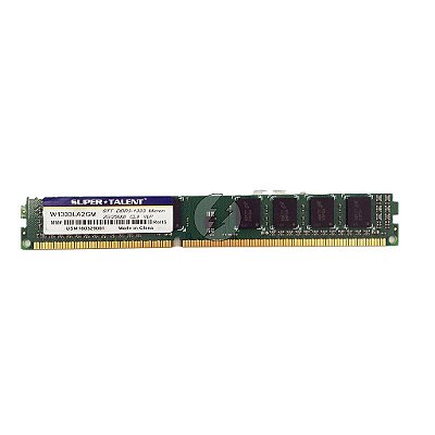 Memória RAM SuperTalent W1333LA2GM: DDR3, 2GB, 256x8, 1333, UDIMM, VLP
