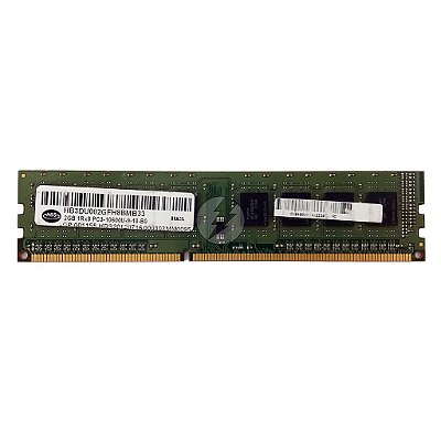 Memória RAM HBS HB3DU002GFH8BMB33: DDR3, 2GB, 1Rx8, 1333U, UDIMM