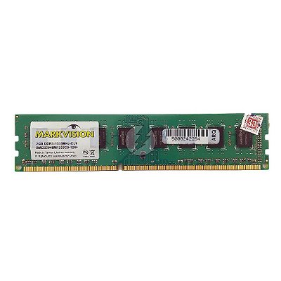 Memória RAM MarkVision BMD32048M1333C9-1244: DDR3, 2GB, Rx, 1333, UDIMM