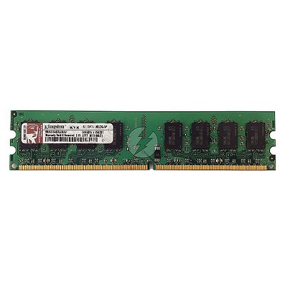 Memória RAM Kingston KVR667D2N5/2G-SP Chip Samsung: DDR2, 2GB, Rx, 667, UDIMM